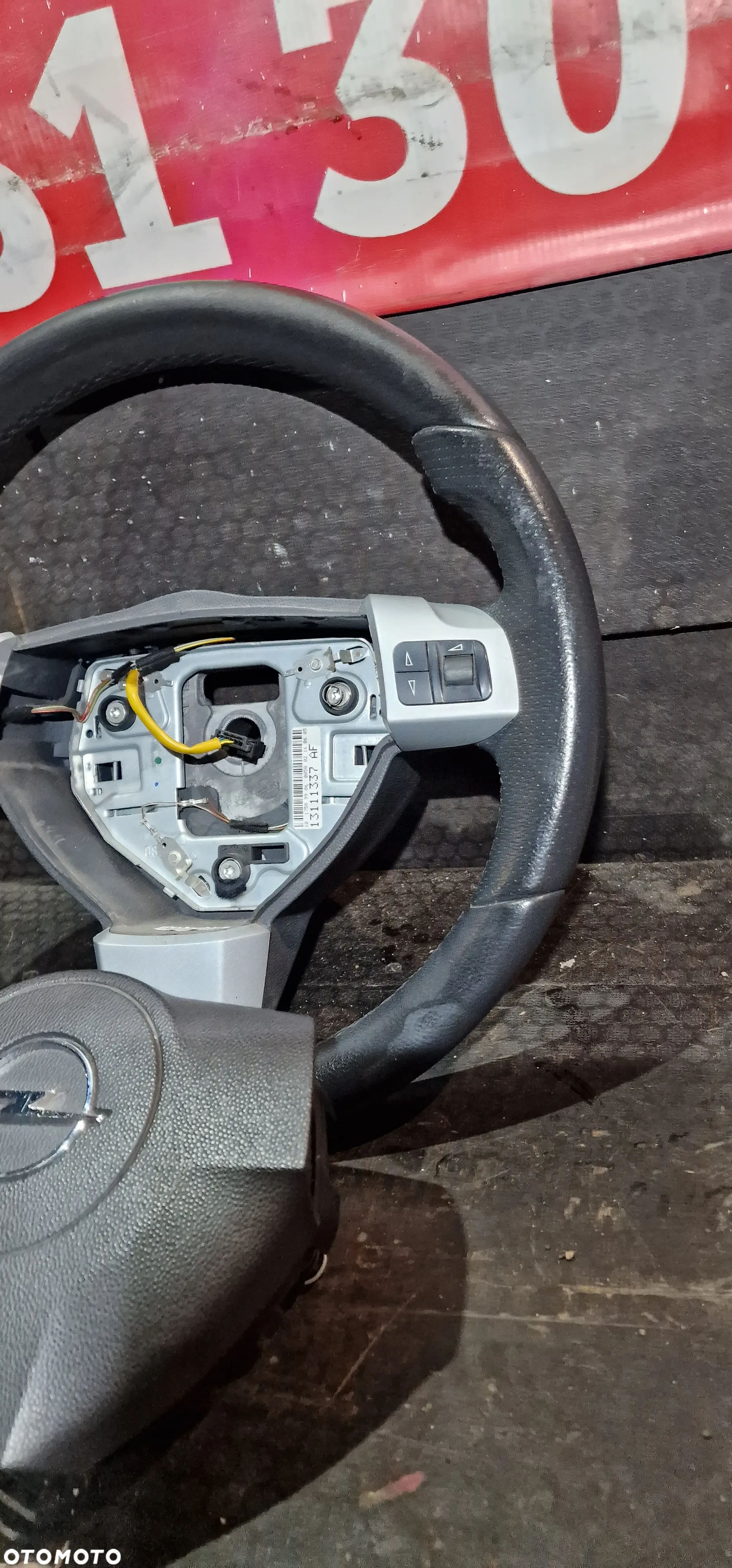 KIEROWNICA Skóra OPEL ASTRA H ZAFIRA B Multifunkcja - 2