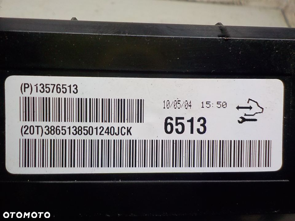 SAAB 9-5 II PANEL STEROWANIA NAGRZEWNICA 13576513 - 2