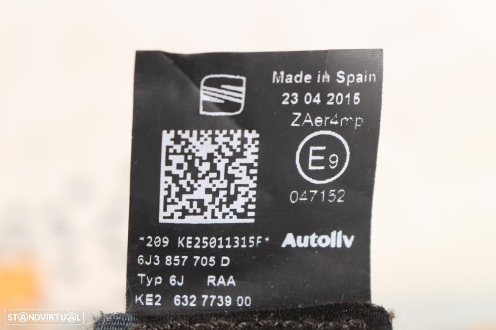 Cinto Frontal Esquerdo Seat Ibiza Iv Sportcoupe (6J1, 6P5)  6J3857705d - 8