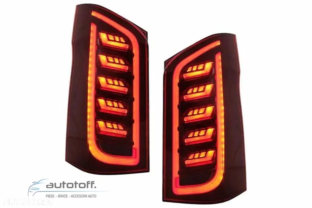 Stopuri Full LED compatibil Mercedes V-Class W447 (2014-2019) Fumurii - 1