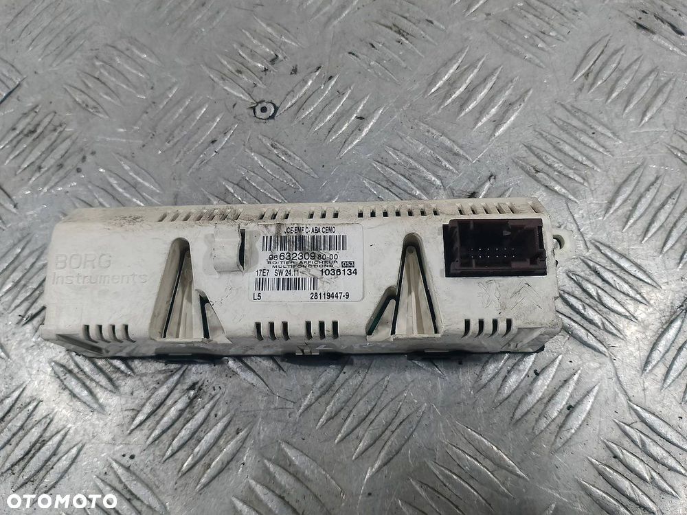 WYŚWIETLACZ CITROEN C5 FL 9663230980 - 4