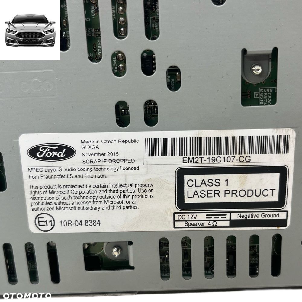 RADIO FABRYCZNE FORD S-MAX MK2, GALAXY MK4 EM2T-19C107-CG - 3