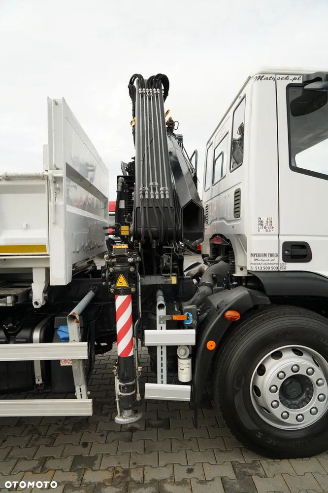 Iveco EUROCARGO 190EL32  / Wywrotka + HDS / HYDROBURTA / BORDMATIC / 3 STRONNY KIPPER - 3.5 M / EURO 6 - 20
