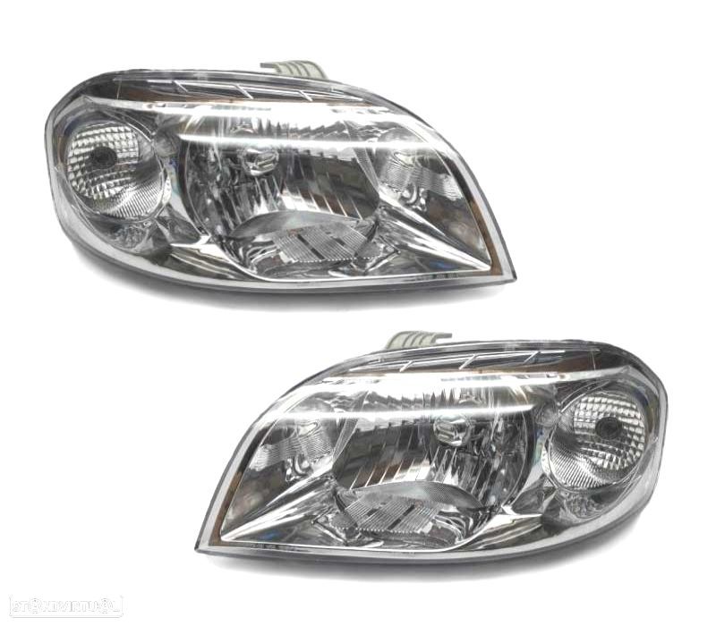 FARÓIS OPTICAS DAEWOO CHEVROLET AVEO 4P 06-11 - 1