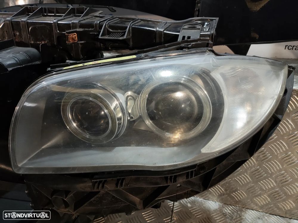 FRENTE COMPLETA BMW SERIE 1 E87 PACK M E81 CAPOT PARACHOQUES GUARDA-LAMAS OTICAS XENON RADIADOR VENTILADOR FRENTE FIBRA REFORÇO - 16