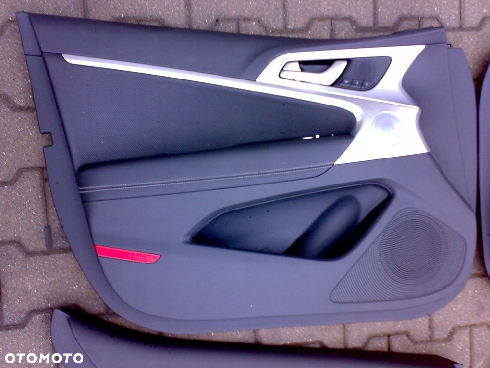 genesis g70 2017 2019 tapicerka boczek drzwi przód tył panel szyb - 3