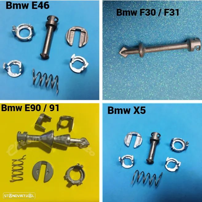 kit reparação canhão portas Bmw E46 E90 91 F30 F31 X5  NOVO