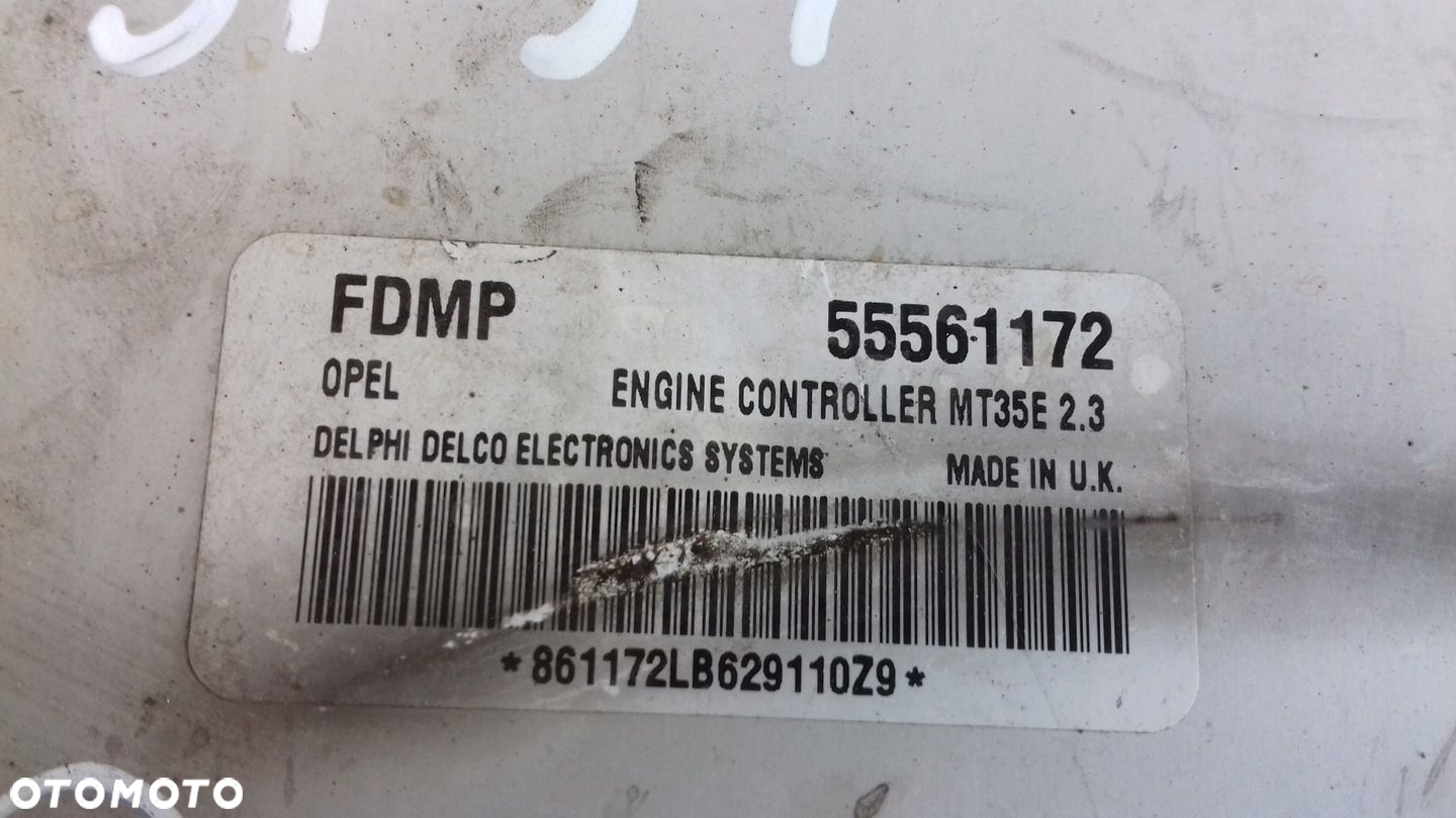KOMPUTER 55561172 ZESTAW IMMO OPEL ZAFIRA B 1.6 16V 05- - 3