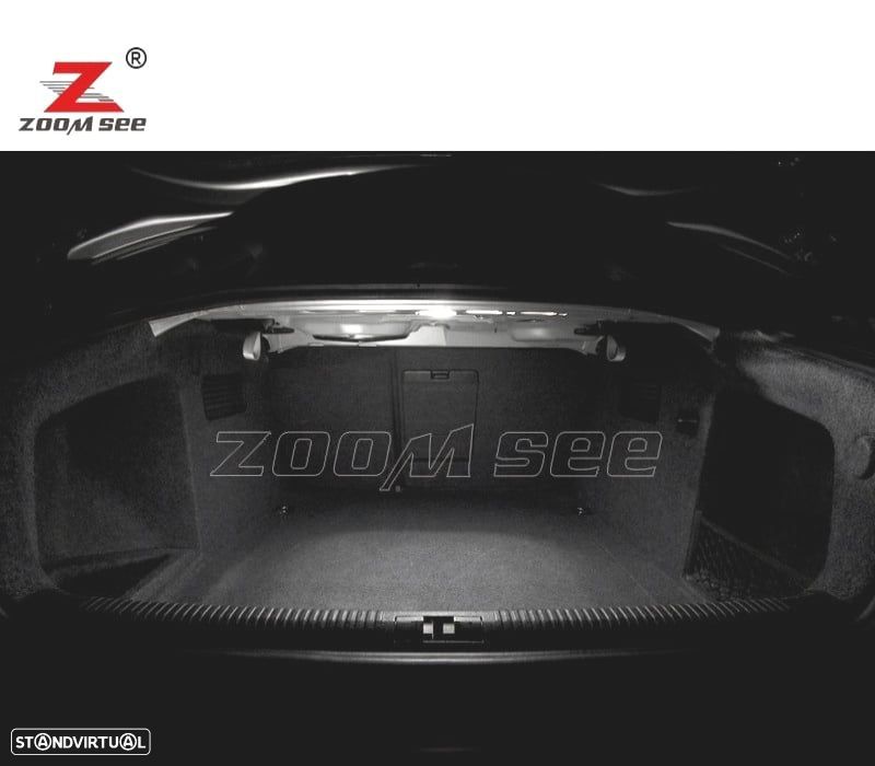 KIT COMPLETO DE 23 LÂMPADAS LED INTERIOR AUDI A4 S4 RS4 B6 B7 QUATTRO AVANT 02-08 - 3