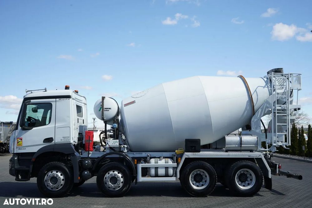 Mercedes-Benz AROCS 3240 / 9M3 BETONIERĂ / 8x4 / SCHWING STETTER / HARDOX / JANTE DIN ALIAJ / 12.2021 - 4