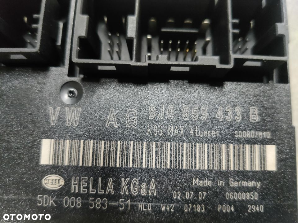 Moduł Komfortu Audi TT 8J 8J0959433B - 3