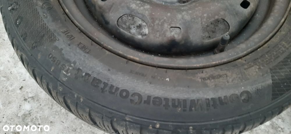 SEAT Skoda Volkswagen Audi Koła 14 zimowe 5 sztuk 4x continental 175/65/r14 1x 185/60/r14 rozstaw 5X100 OBSADZENIE 57,1 - 5