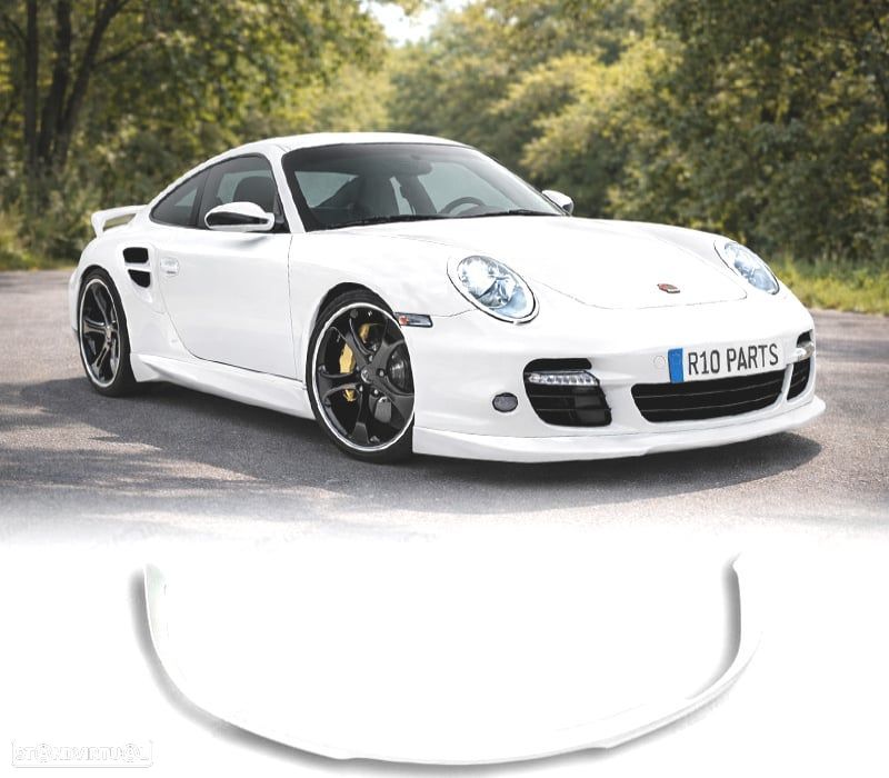 SPOILER LIP FRONTAL PORSCHE 911 997 04-08 GFK PLASTICO ABS - 1