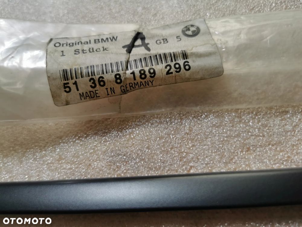 Bmw 5 E39 kombi Listwa szyby prawy tył prawej karoseryjnej NOWA OEM 51368189296 - 2