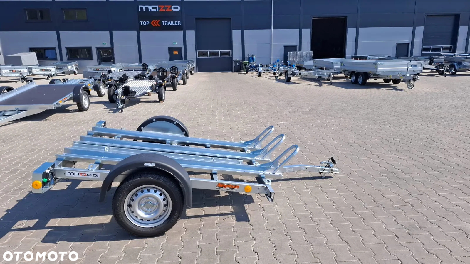 Neptun Dostawa Przyczepka na 3 motocykle 225x148,5cm DMC750kg UCHYLNA - 11