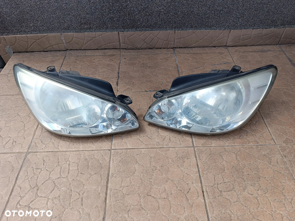 Komplet 2 sztuki - Hyundai Getz FL Lift (06-10) reflektory lampy przód przednie Lewa+Prawa , komplet , Europa