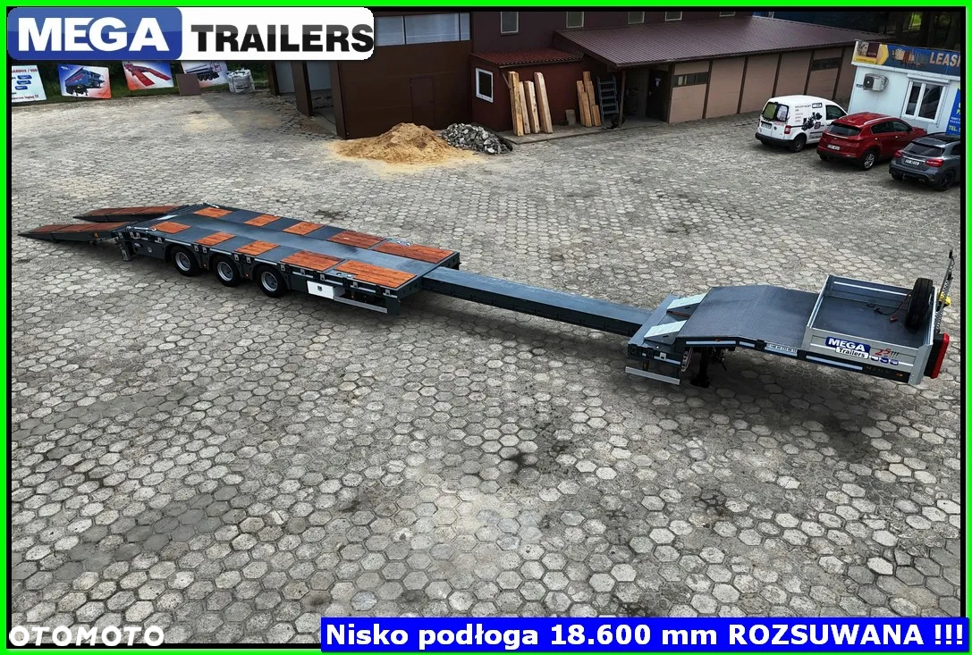 Mega Nisko-podwoziowa dł. 18,60 Mm, ROZSUWANA - KONTENERY 20, 30, 40 Ft !!! - 11
