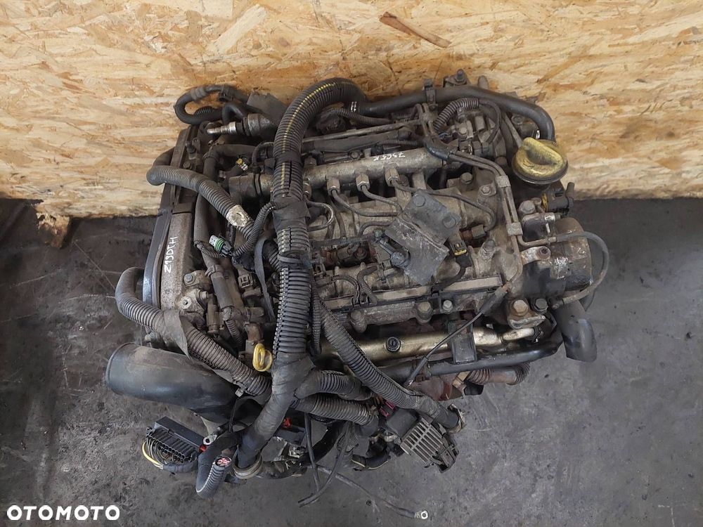 SILNIK DIESEL + POMPA WTRYSKI TURBINA SAAB 9-3 II 1.9 TID Z19DTH 0055193731 - 8