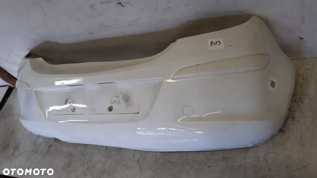^ ZDERZAK TYŁ TYLNY DO OPEL CORSA D Z40R Y474 BIAŁY 3D 3 DRZEI HB - 3