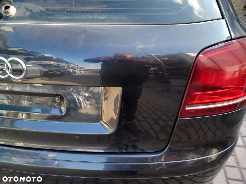 AUDI A3 8P KLAPA BAGAŻNIKA TYLNA TYŁ 3 DRZWI KOLOR: LZ9W - 6