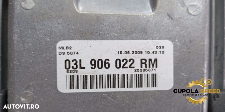 Calculator motor ECU 03L906022RM 2.0TDI CAHA Audi A5 8T [2007 - 2011] - 2