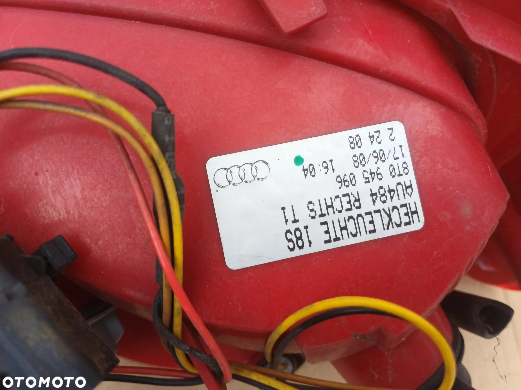 Audi A5 8T coupe lampa tył lewa prawa 8T0945096 8T0945095 - 12