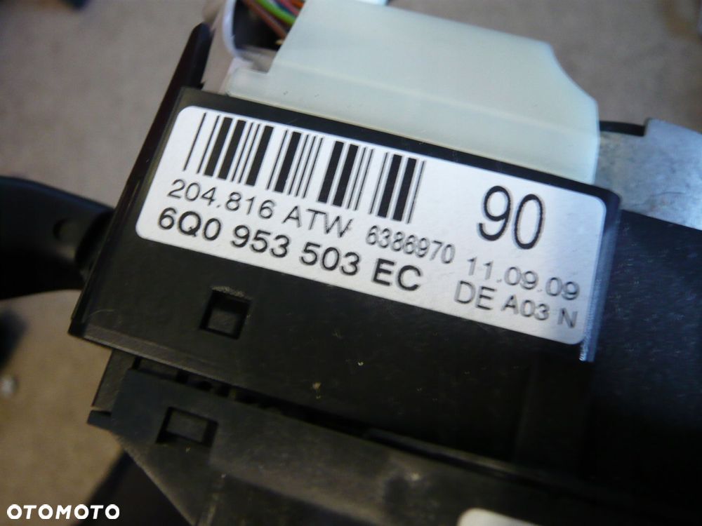 przełącznik zespolony zwijak 6r0953503ec volkswagen polo 6r - 2