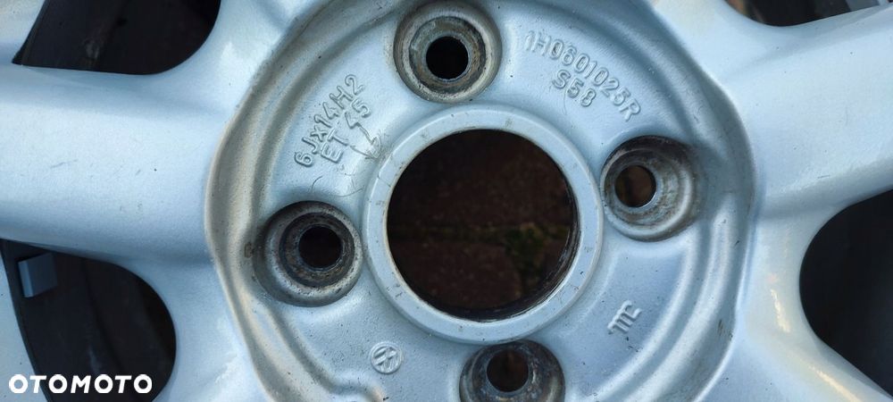 Felgi Aluminiowe Oryg. Vw Polo Golf II Golf III 14 Cali 6Jx14 Et45 4x100 - 16