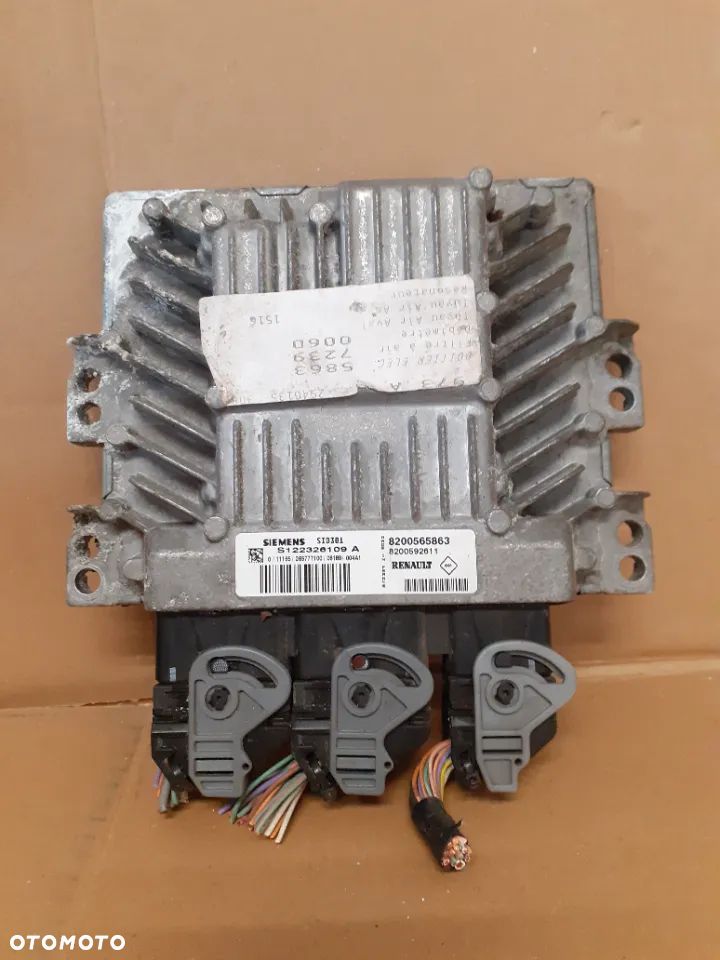 ZESTAW Renault Scenic II Megane II 519158083 | S118539003E |  8200606825 | 8200565863 - 11