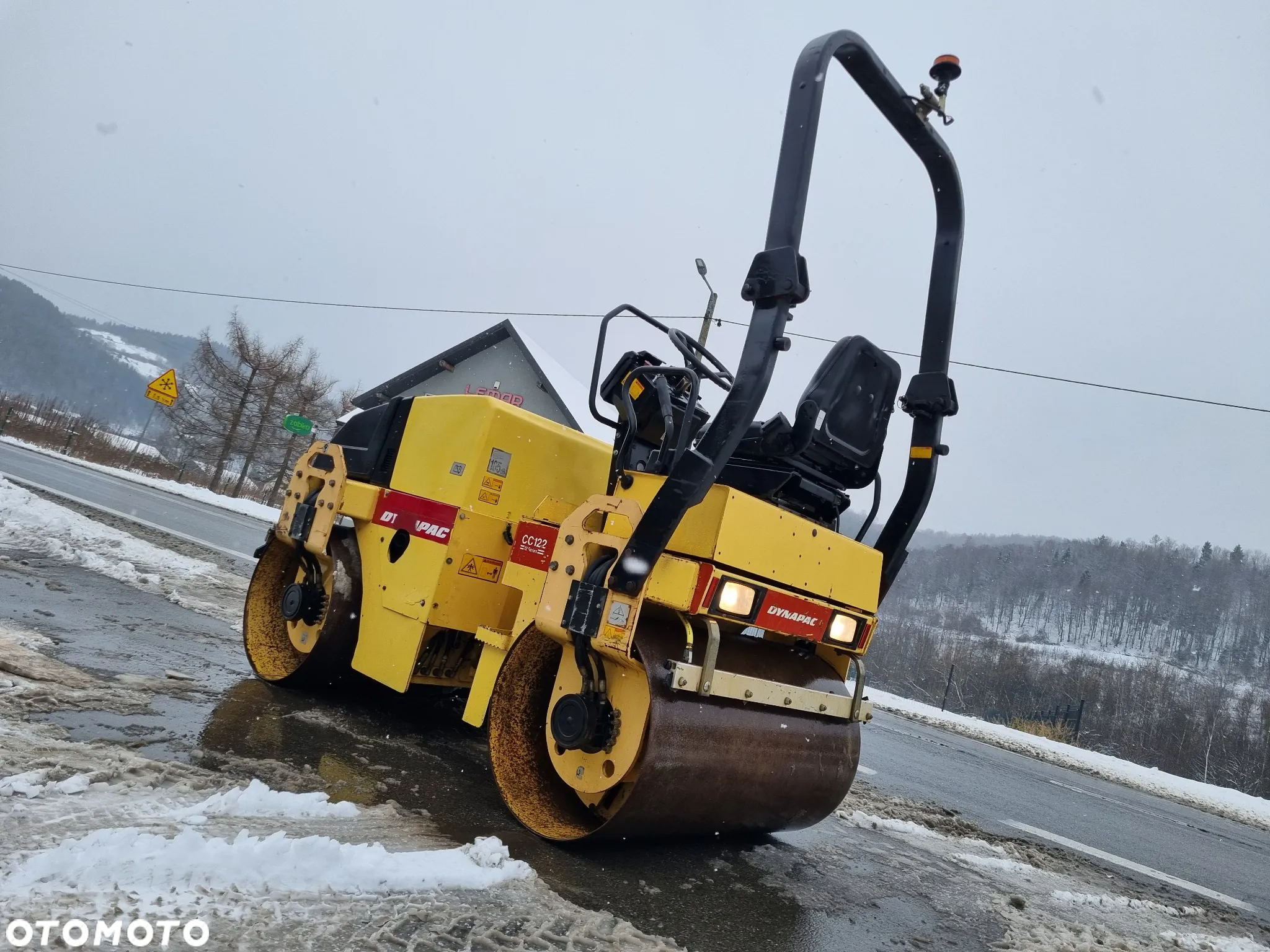 Dynapac CC122 Walec Drogowy 3tony Import Norwegia 2009rok JAK NOWY 1590 Mtg ubijanie tył lub przód Zraszacz Wszystko w Oryginale - 2