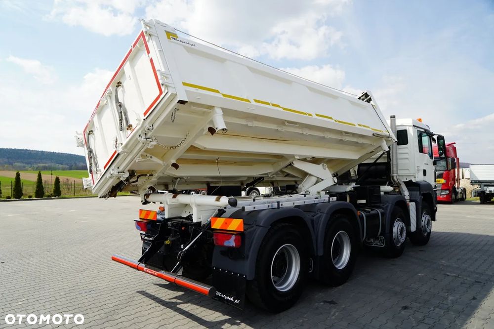 MAN TGS 35.400 / 8X4 / WYWROTKA 2 STR / HYDROBURTA / BORDMATIC / AUTOMAT / EURO 5 EEV - 8