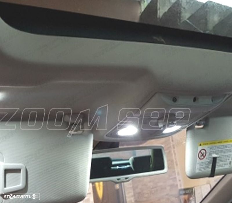 KIT COMPLETO 13 LAMPADAS LED INTERIOR PARA SEAT LEON MK3 5F 5F1 5F5 5F8 13-18 - 2