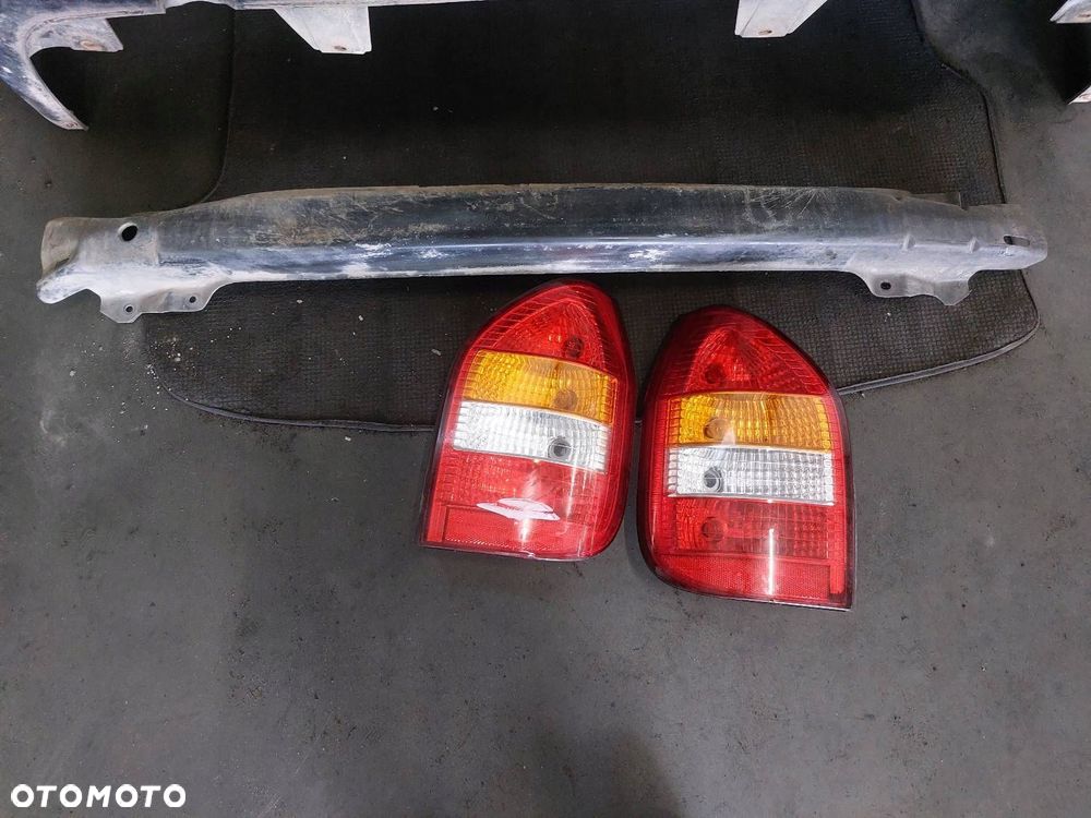 KOMPLETNY TYŁ OPEL ZAFIRA A Z298 KLAPA BAGAŻNIKA ZAFIRA A ZDERZAK TYŁ LAMPY - 9