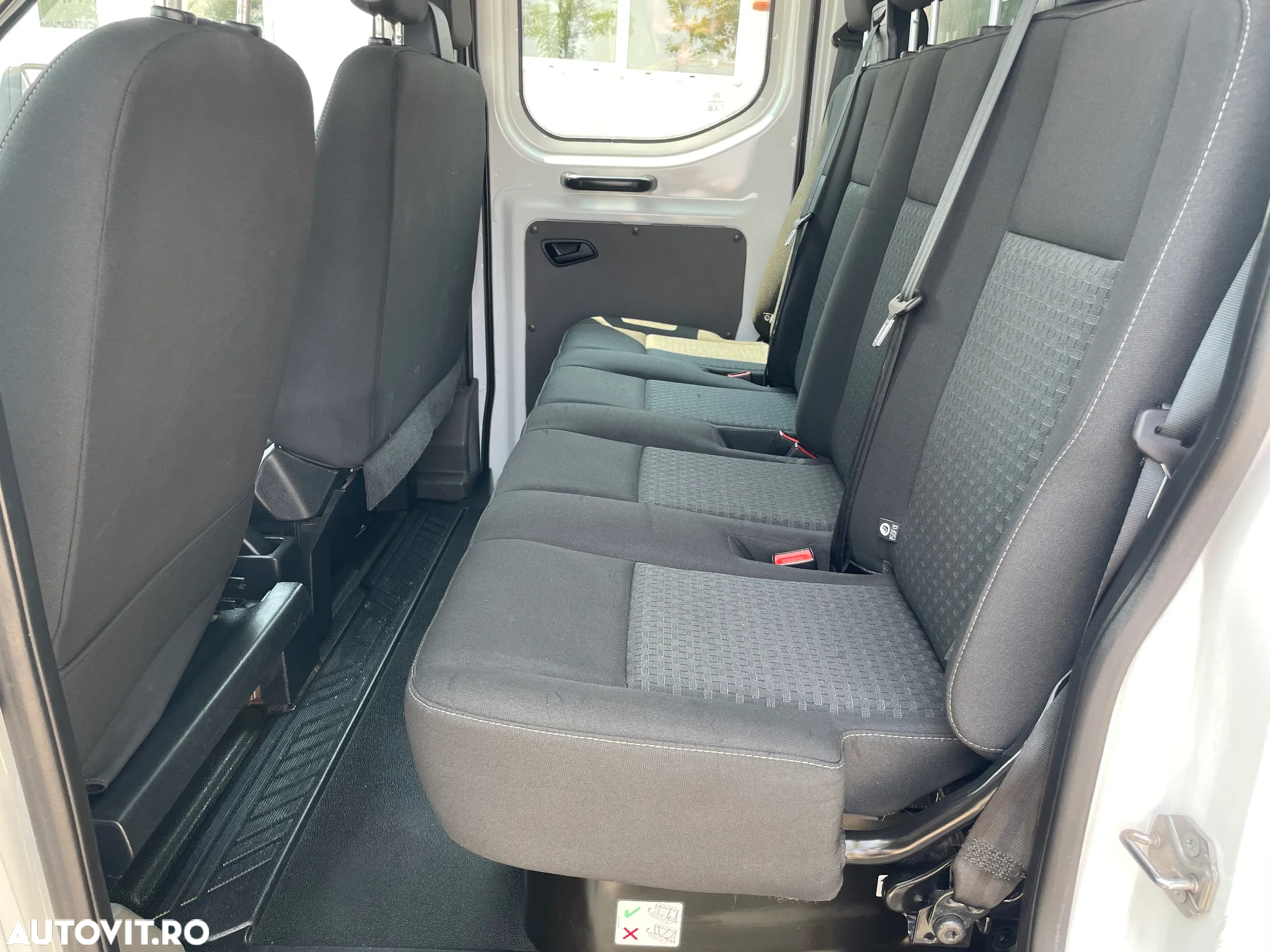 Ford TRANSIT D-CAB 2.0 TDCi 130 CP 7 locuri Bena Aluminiu 3200Lx2200l - 11