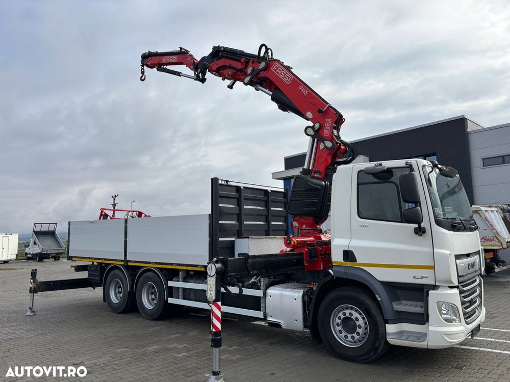 DAF CF 410, Macara Fassi 13.5 tone, an 2019, 17000 km, 260 ore de lucru - 1