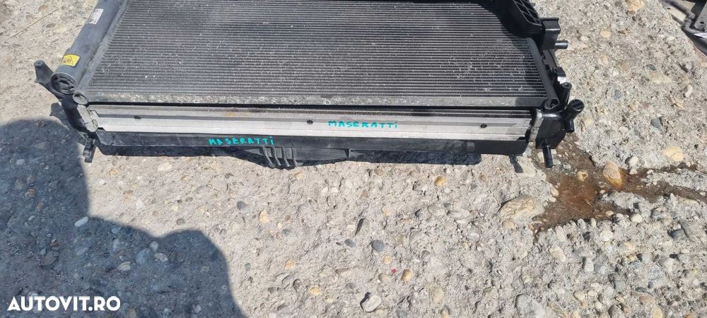 Bloc radiatoare complet cu termocupla Maserati Ghibili 3.0 diesel V6 - 4