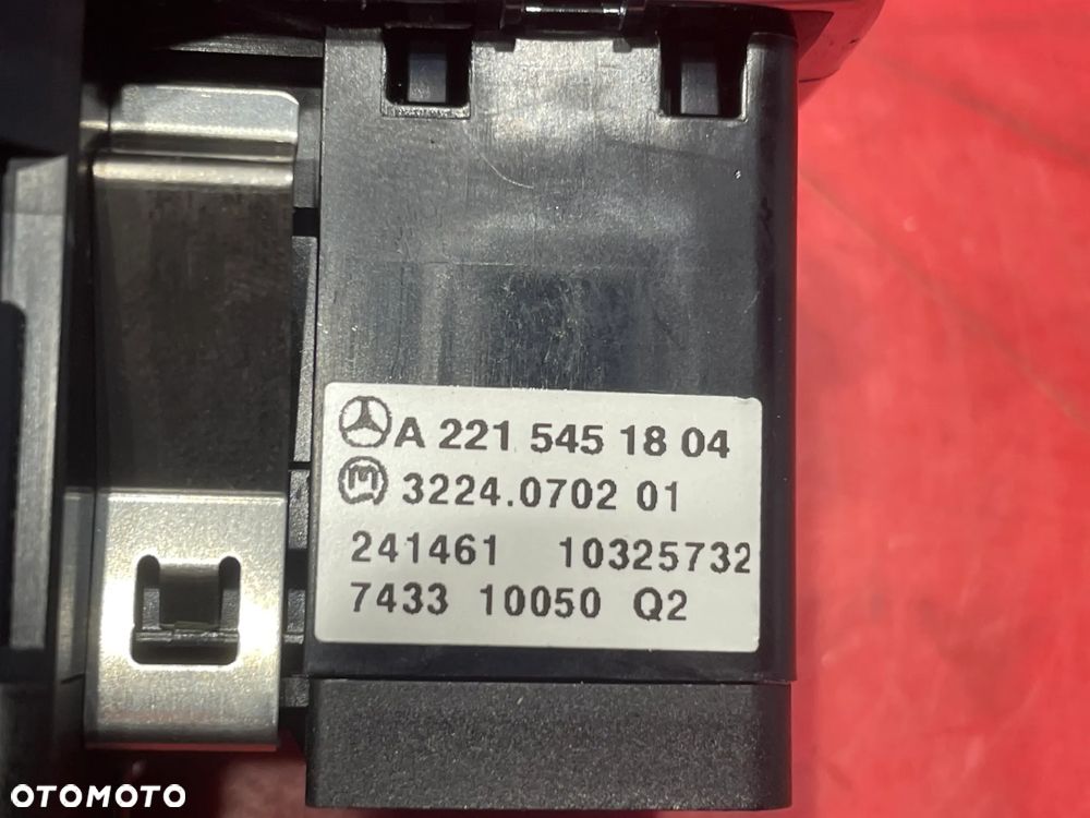 PRZEŁĄCZNIK ŚWIATEŁ MERCEDES S W221 A2215451804 - 5