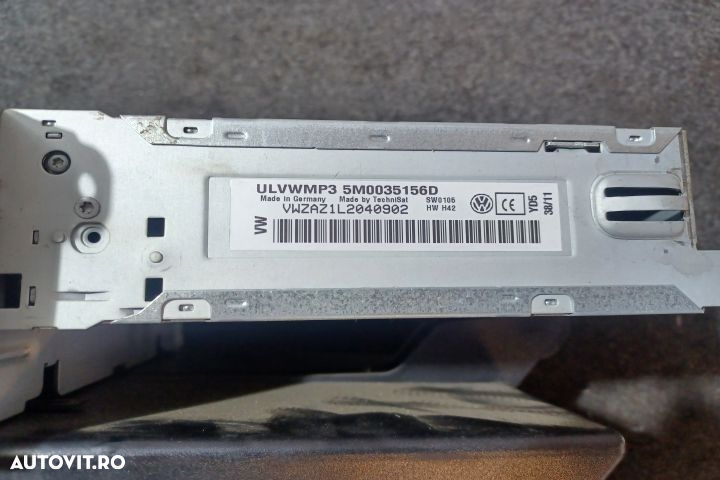 Radio cd 5M0035156D Volkswagen VW Golf 6 [2008 - 2015] wagon 5-usi 1. - 4