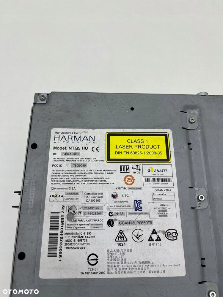 MERCEDES GLC X253 C253 W205 RADIO CZYTNIK NAWIGACJA HARMAN A2059007721 - 2