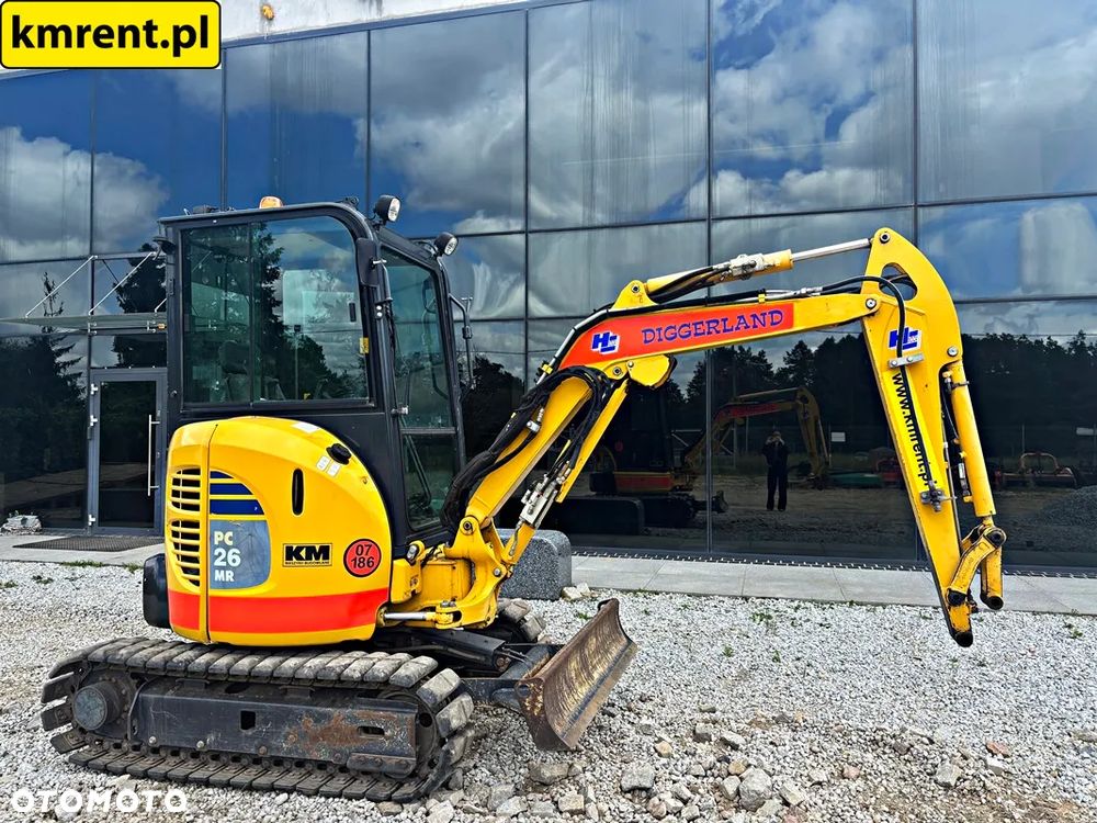 Komatsu PC 26 MR-3 MINI-KOPARKA 2021R | JCB 8015, 8016, 8018, 8025, 8030, YANMAR SV 15, CAT 302.5, 302.4, 303, 303.6, 301.6, 301.8, KUBOTA U27 - 4