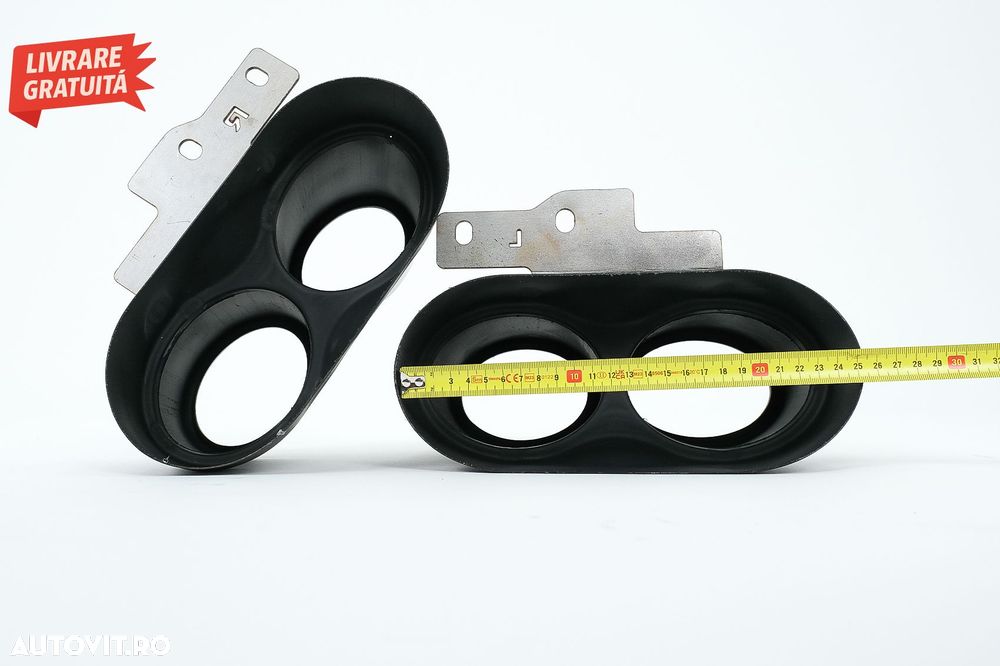 Difuzor Bara Spate si Ornamente Evacuare Audi A6 C8 4K Avant Sedan (2018-up) S6 De- livrare gratuita - 11