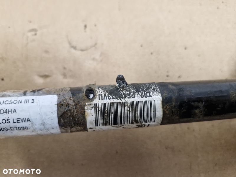 tucson 3 iii sportage 4 iv 2.0 crdi 4x4 d4ha półoś lewy przód lewa 49500-d7030 - 5