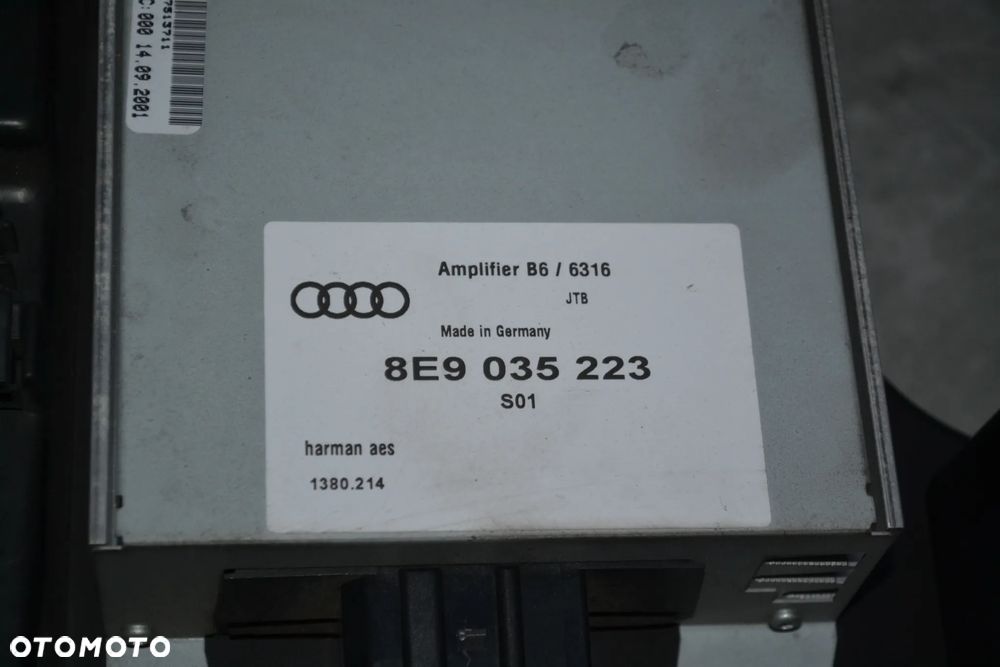 AUDI A4 B6 B7 KOMBI GŁOŚNIK SUBWOOFER 8E9035382 WZMACNIACZ 8E9035223 - 3