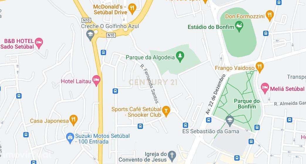 Para reconstrução ou ampliação no Centro de Setúbal. Edifício Residenc - Grande imagem: 2/3