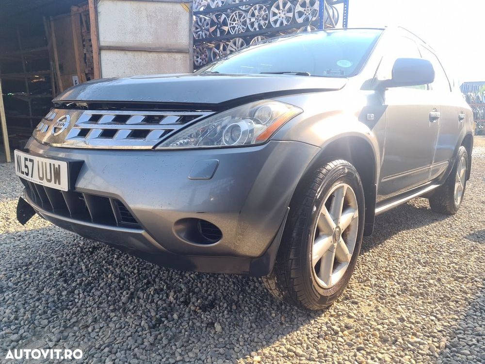 Bara fata Nissan Murano 2002 - 2007 GRI (1001) Benzina model cu spalatoare far - 3