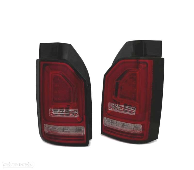 FAROLINS LED DINÂMICO PARA VOLKSWAGEN VW T6 15-19 PORTA SIMPLE FUMADO - 2