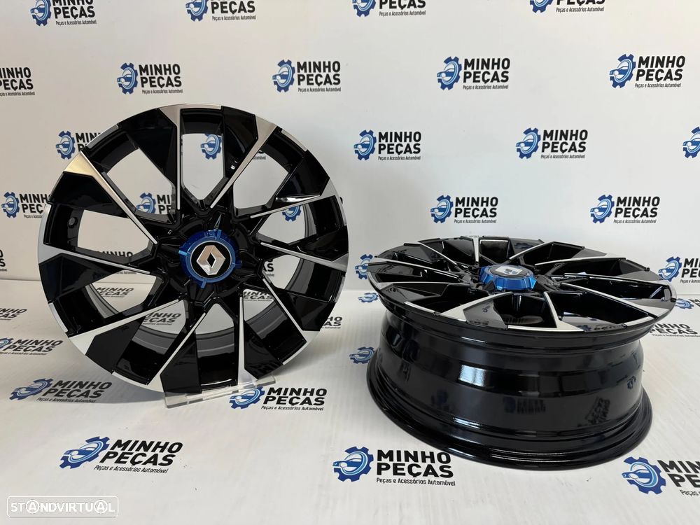 Jantes Look Renault Clio em 16 (4x100) Preto Polido - 4