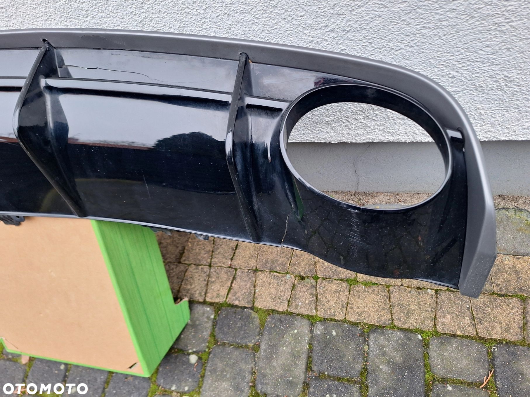 AUDI C7 RS6 4G9807514B SPOJLER DYFUZOR DOKŁADKA ZDERZAK TYŁ WYSYŁKA 24H - 2