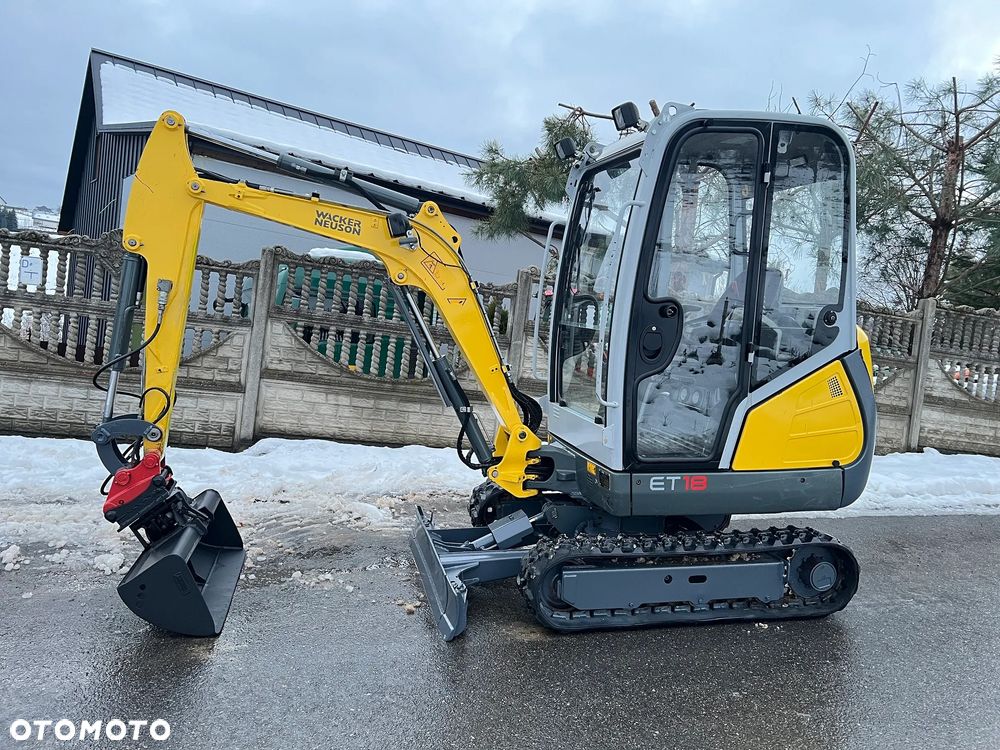 Wacker Neuson ET18 * Minikoparka Wacker Neuson ET 18 * 2 Tony * Rozsuwane Podwozie * Stan IDEALNY *