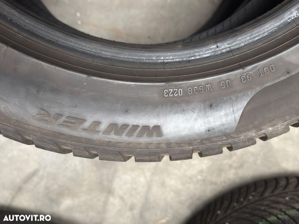 Vând 4 anvelope 225/55/18 Pirelli de iarnă ca noi - 7